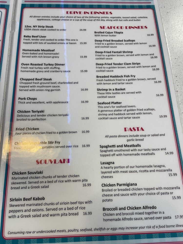 Jay's Diner Menu - Image 3